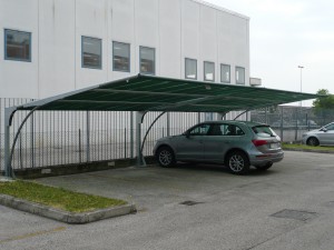 Tettoia per auto